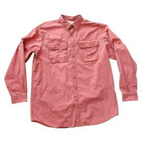 L.L. Bean Button Shirt Size L Fishing Tall